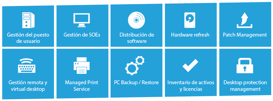 Servicios que ofrece STP Technology desde puesto de usuario